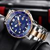 LIGE Top Brand Luxury Watch For Men Stainless Steel Waterproof Clock Sport Watches Mens Quartz Wristwatch Relogio Masculino