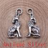 Tiger Lion Wolf Fox Charms Pendant For Bracelet Necklace Jewelry Making Craft Findings