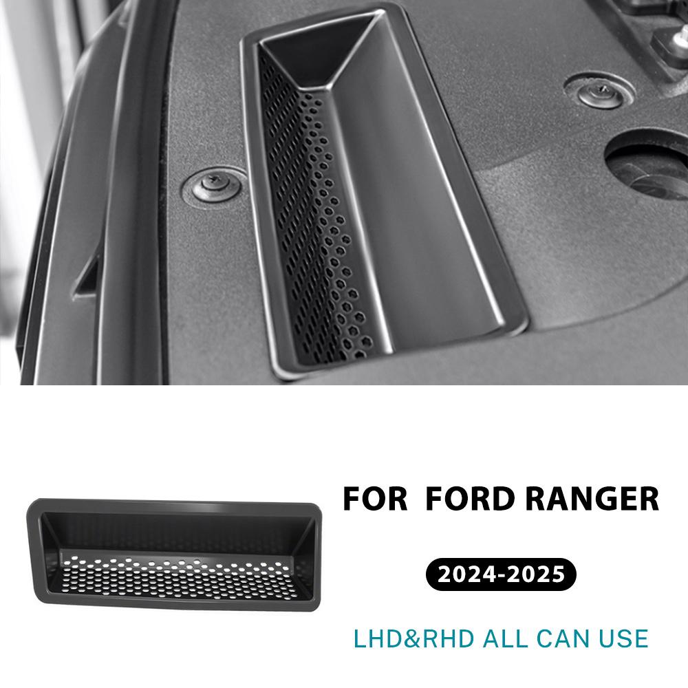 For Ford Ranger T9 2024 2025 Engine Intake Protective Cover Hood Leak Proof Cover Automotive Interior Accessories