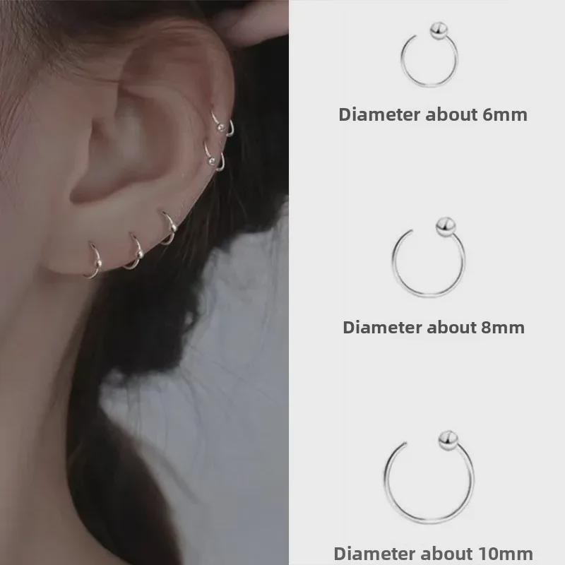 

Stylish Round Bead Earrings: Chic, Versatile, and Unique Design for Women Pair of 8mm