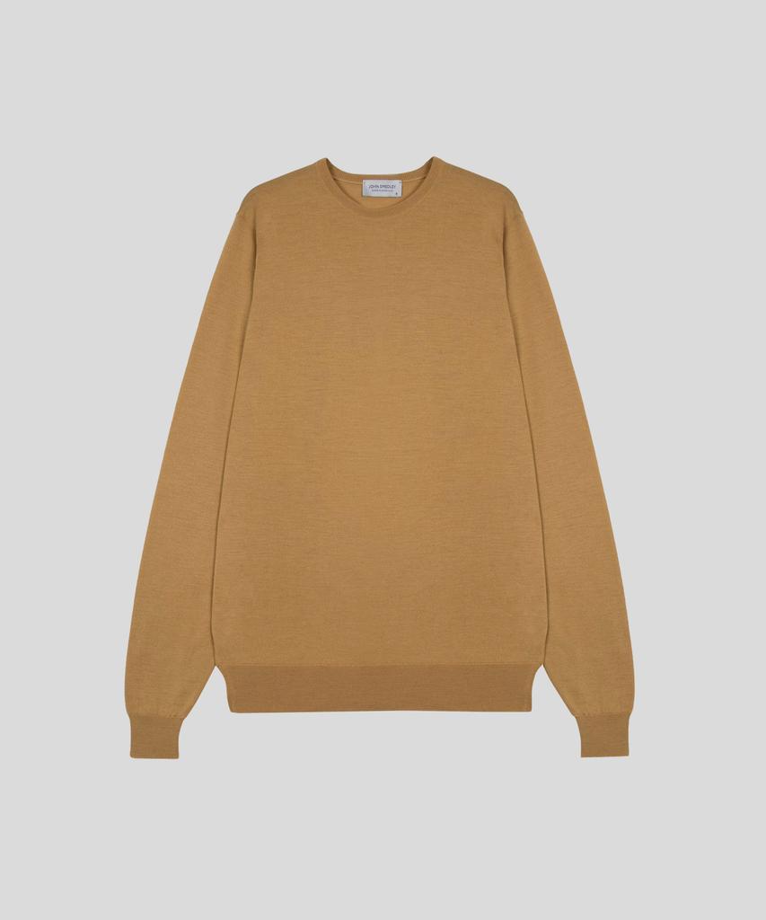 JOHN SMEDLEY Lundy Extra Fine Merino Wool Standard Fit Crew Neck Pullover Seasonal 10 Colors (A Type)