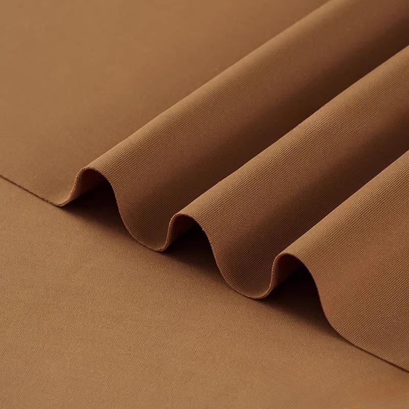 Air Layer Fabric Spring Summer Thin Knit Elastic Soft Breathable Clothing Fabric Cloth Sewing Polyester Spandex Rayon Material