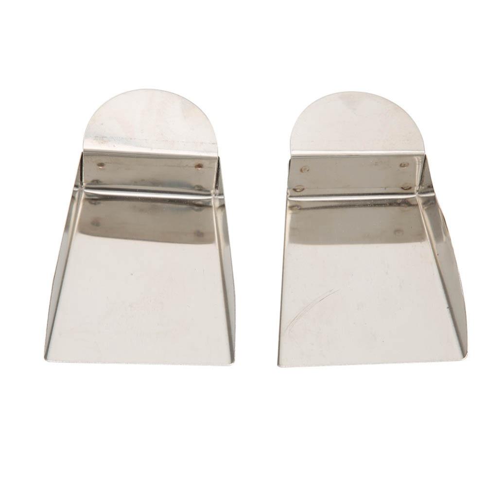 2pcs Small Size Mini Shovel Stainless Steel Bead Scoop Portable Jewelry Scoop Gemstone Sorting