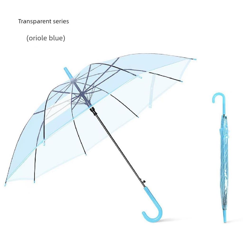 Children's Umbrella for Boys and Girls, Kindergarten and Primary School Students, Cartoon Black Plastic Sun Protection, Dual-Use for Sun and Rain