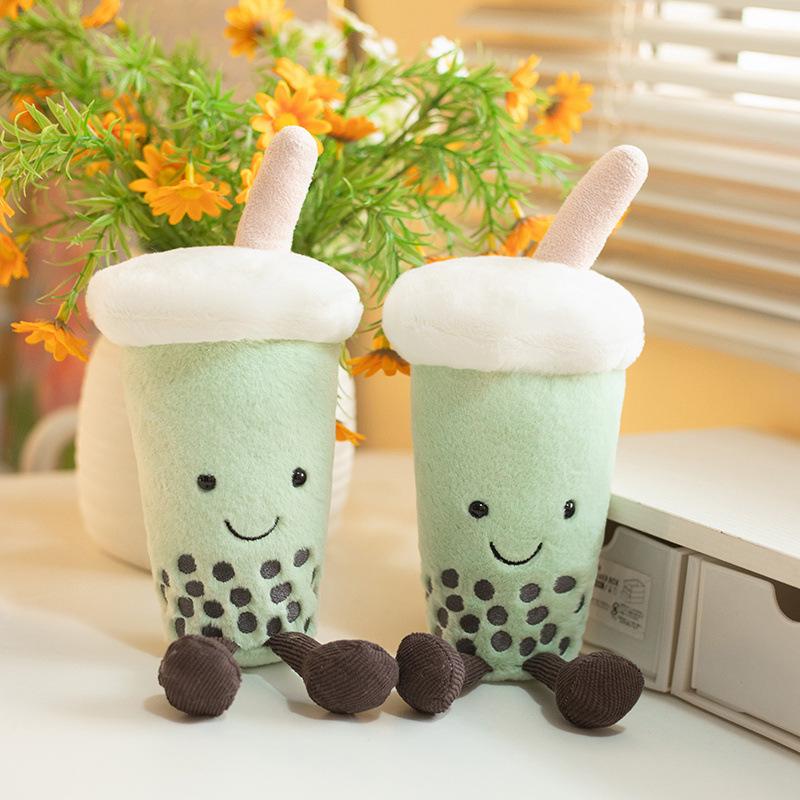 

Bubble Tea Plush Doll Wedding Gift Seated Height 23cm (0.11kg)