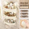 Drill-Free Suction Cup Bathroom Corner Shelf