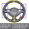 Hand Sew Car Steering Wheel Cover For Infiniti FX35 FX37 FX50 09-13 QX70 14-18