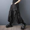 Plus Size Vintage High Waist Casual Loose Long Summer Wide Leg Pants Women Trousers