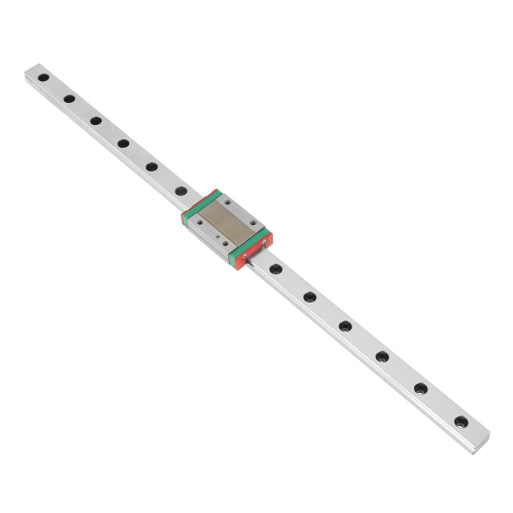 1pc MGN12H Miniature Linear Rail Guide 350mm Length 12mm Width   Slide Block