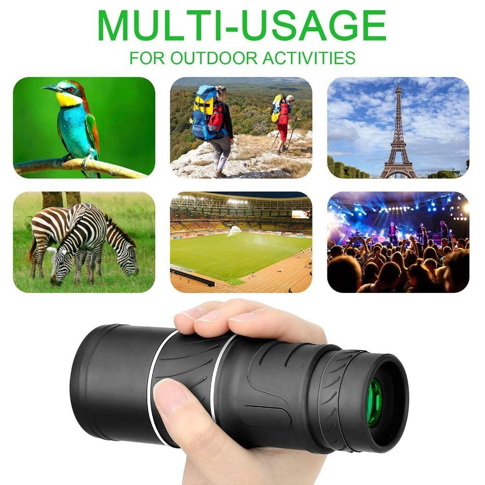 Telescop Monocular 16x52 Telescop Spion de Noapte de Înaltă Definiție pentru Drumeții și Alpinism
