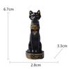 Cat Statue Ornament Egyptian Cat Figurine Statue Decoration Vintage Cat Goddess Statue Home Garden Mini Animal Ornament