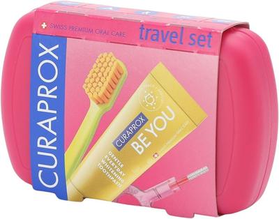 CURAPROX BE YOU Travel Set Apricot (Peach + Flavor)