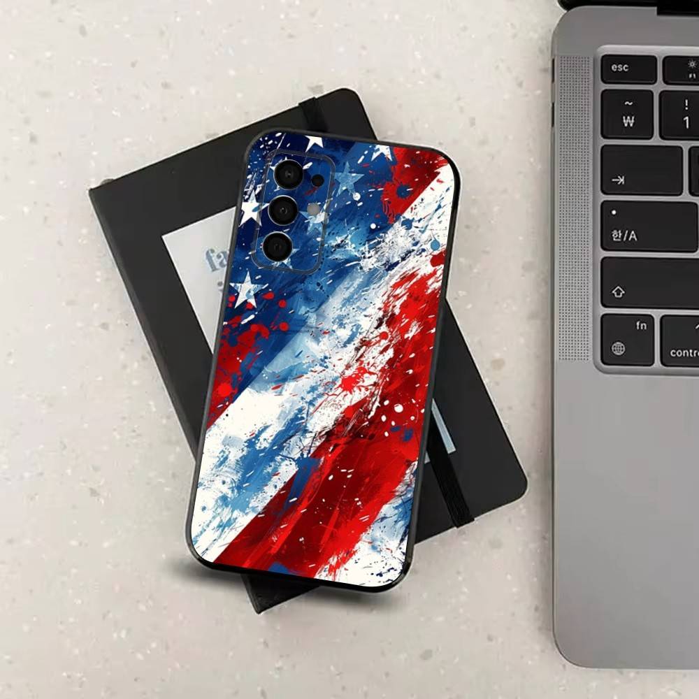 Americans Flag Great Phone Case For Samsung Galaxy A73,31,32,72,41,J7,8,9,53,52,71,22,Note Soft Black Silicone Cover
