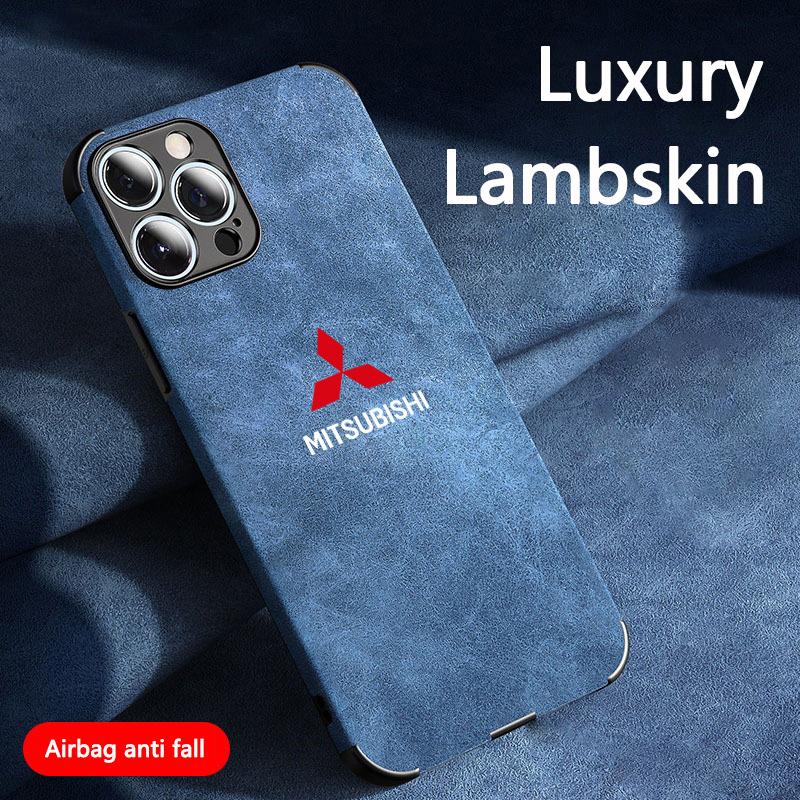 

Чехол для мобильного телефона с логотипом Mitsubishi для iPhone 16 15 13 14 12 Pro Max Mini 8 XR XS 16 Plus 15Pro MAX Защитная крышка-накладка for iPhone 15 синий