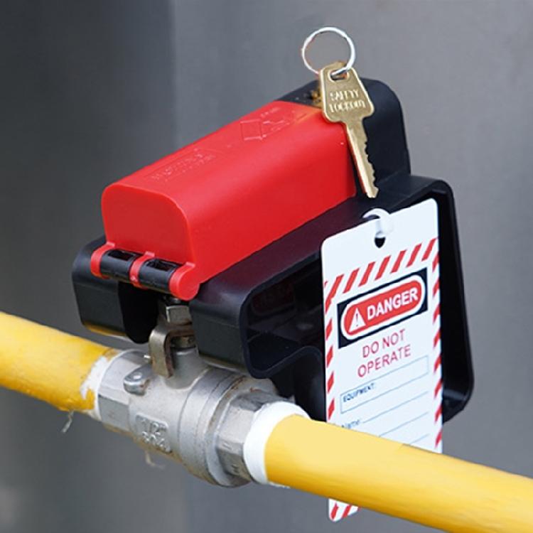 Adjustable Ball Valves Lockout Device Industrial Safety Lock Locking Gate Valves Switches Lock for Flat/Round Handles
