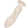 2-in-1 7D Upgraded Women's High Heel Insole: Breathable, Sweat-Absorbent, Non-Slip, Shock-Absorbing, Arch Massaging Heel Pad.