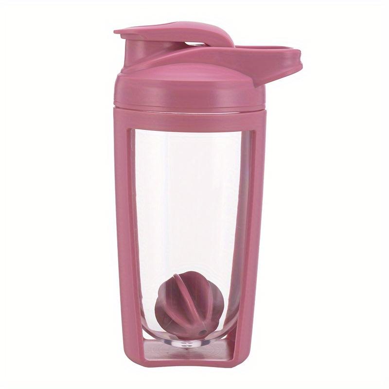 Shake Water Cup, Fitness Sports Water Cup, Portable Large Capacity Plastic Protein Powder Shake Blender Cup 0.65L