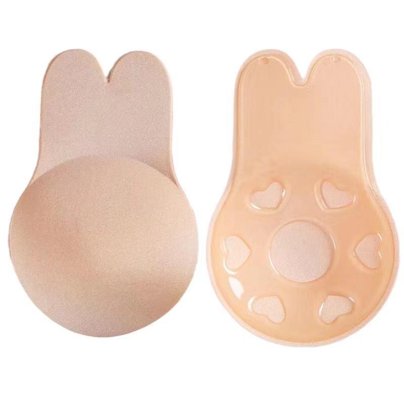 Cross-Border Breathable Silicone Push-Up Rabbit Nipple Covers - Invisible Lifting Pasties