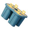 Blue Yellow Ice Cream Mold PP Ice Lolly Mold Durable Popsicle Mold  Homemade Treats