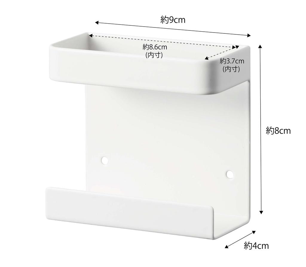 Yamazaki Tower Shinto Shrine W9 x D4 x Simple Shinto 5286 (Yamazaki) Holder, Single, White, Approx. H8cm, Shrine,