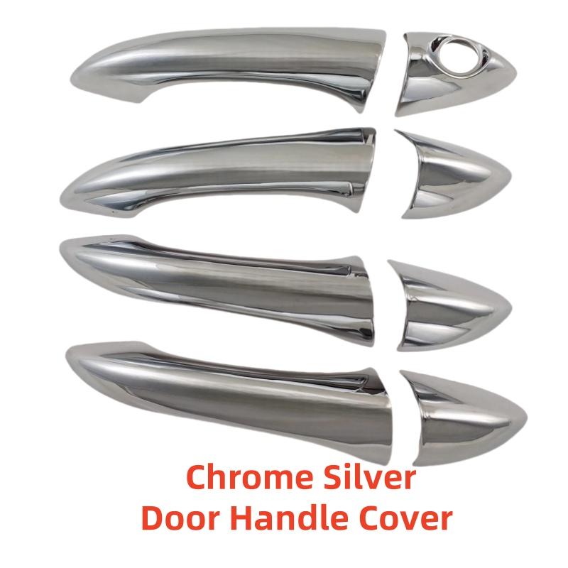 Door Handle Cover For BMW X5 2002 2003 2004 2005 2006 Chrome Silver Car Modification Accessories Trim Paste Style chrome