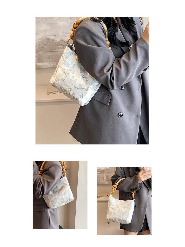 Summer Butterfly Chic Women's Underarm Tote Handbag 2025 National Tide Edition