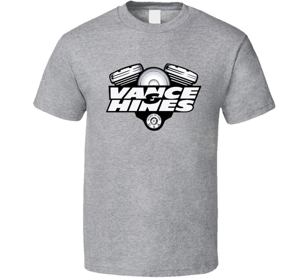 Vance And Hines Performance Motorcycle Exhaust Custom Logo T Shirt