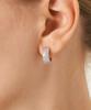 Geigerjewelry 18K Gf Zirconia Bold One-Touch Ring Earrings Gi8Kpee064