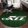 Jazz Basketball Team Round Rug for Livingroom,Bedroom, Palyroom, Chair Rug, Area rug, Circle Carpet, Large Size Fan Christmas gift