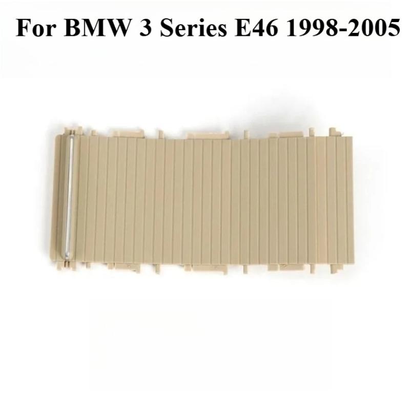 For BMW 3 Series E46 1998-2005 Car Center Console Sliding Shutters Cup Holder Roller Blind Cover 51167038334 51167038333