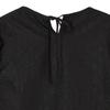 LAP Embossed Puff Sleeve Ribbon Tie Blouse Ar2Wb472