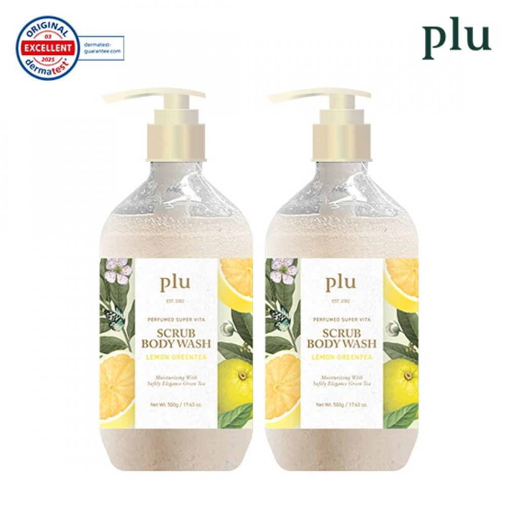 Plu Super Vita Spa Scrub Body Wash 500g 2 Types  Choose 1 