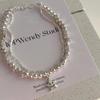 Korean Pearl & Sterling Silver Beaded Bracelet: Non-Fading, Summer Women's High-End Jewelry.