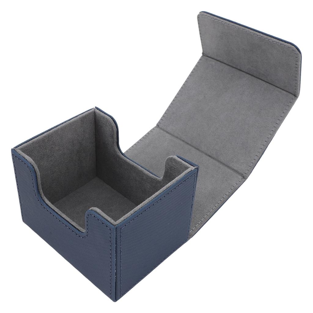 Kartendeckbox mit magnetischem Klappdeckel, große Kapazität, PU-Leder, Kartenaufbewahrungsetui für Spielkarten, Tarot