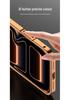 Compatible Aluminum Alloy Heat Dissipation Spring Buckle Case for iPhone 17 Pro - Metallic Anti-Drop Protection.