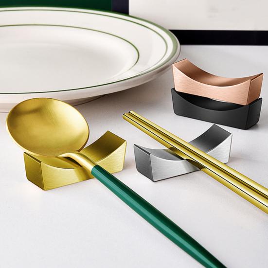 Držák na hůlky Nerezový držák na příbory Odkládací stolek na hůlky Víceúčelový kuchyňský organizér pro domácnost