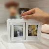 Transparent Tabletop Photo Frame Protective Photo Album 3D Rotating Photocard Holder  Desktop