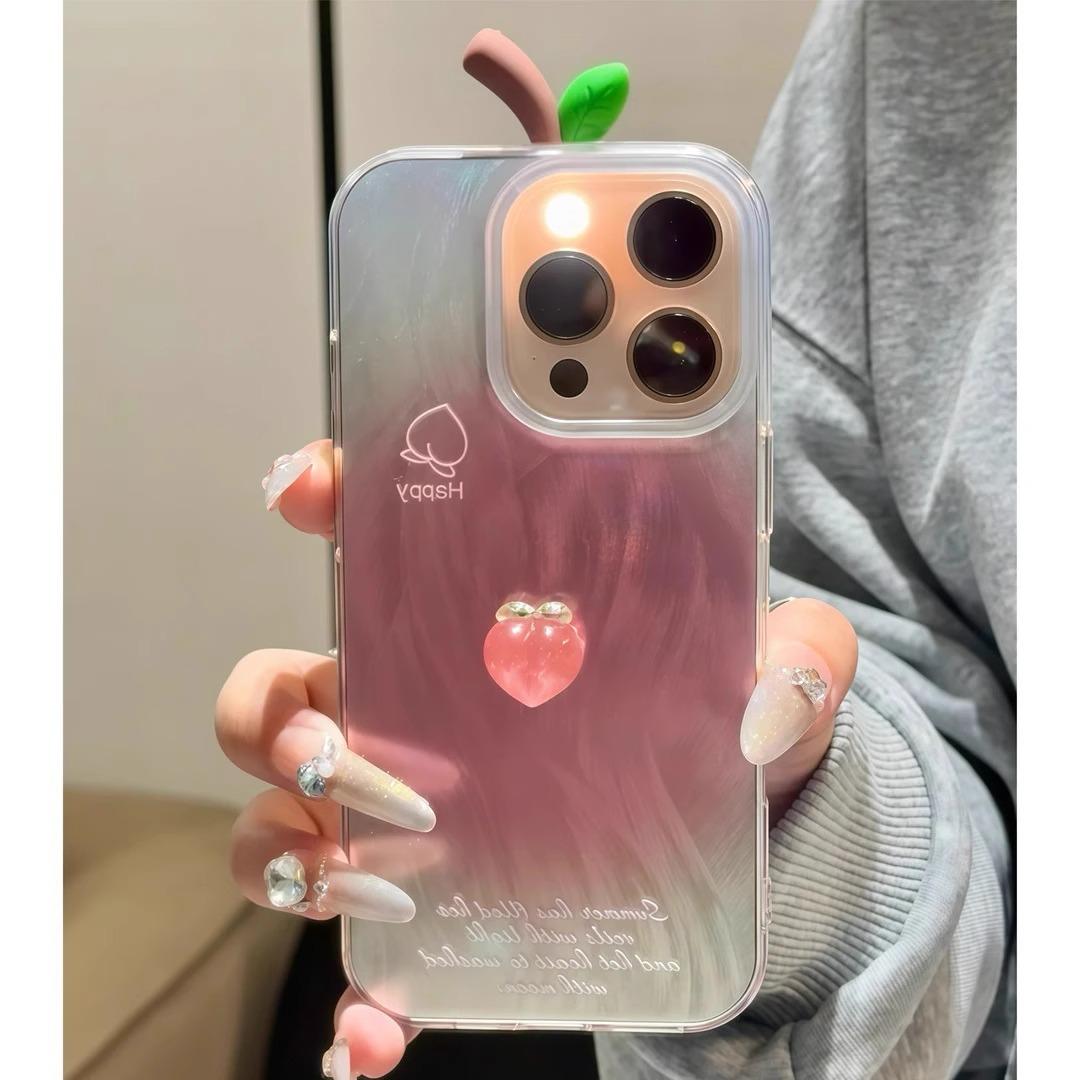 

Summer Peach Core for Apple 16PROMAX Phone Case for IPhone15/14/11 New 12pro For Apple 6