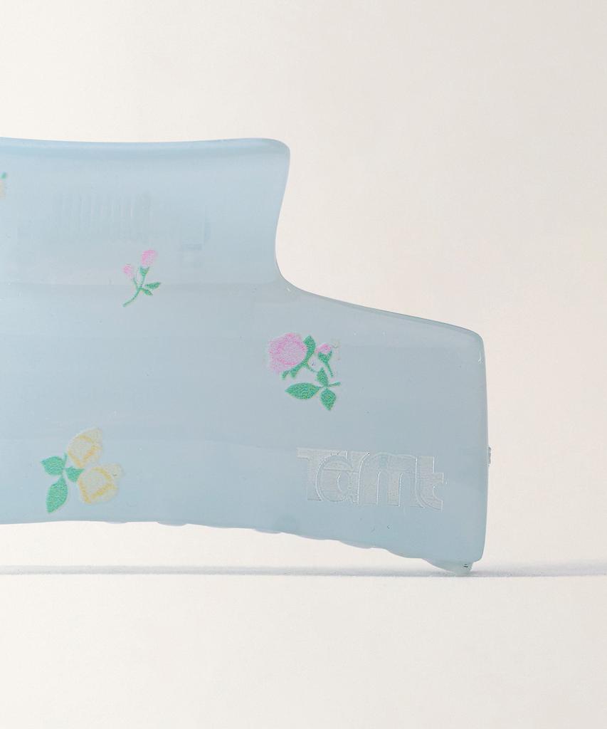 Ttudement Floral Pattern Hair Clip_Light Blue