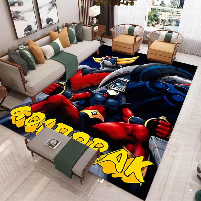 Tapis 3D OVNI ROBO GRENDIZER GOLDORAK Tapis antidérapant Tapis d'extérieur Tapis de zone Tapis de décoration pour la maison la chambre à coucher Tapis pour chambre à coucher Cadeau d'anniversaire