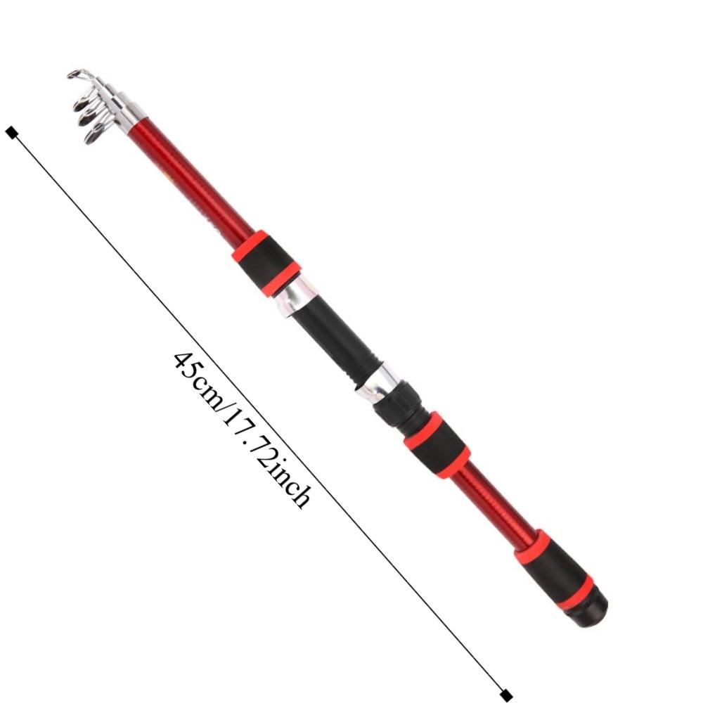 Spinning Telescopic Fishing Rod Set Hard Fishing Hand Pole Mini Fishing Pole River Pond