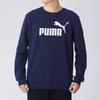 Puma Essential Logo Knitted Casual Pullover Fleece Sweatshirt Men sweatshirt Tweed-Blue 586936-06