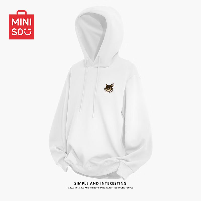 MINISO Men's 2025 Spring/Autumn Hooded Sweatshirt