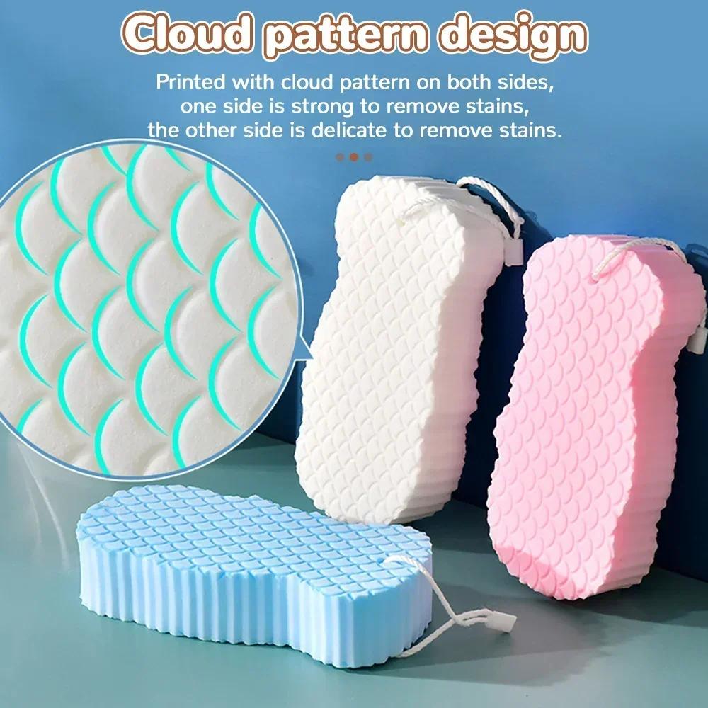 3D Sponge Bathroom Supplies Exfoliation Exfoliating Gloves Baths Brush Exfoliator Scrub Shower Products Exfoliant Foot Home