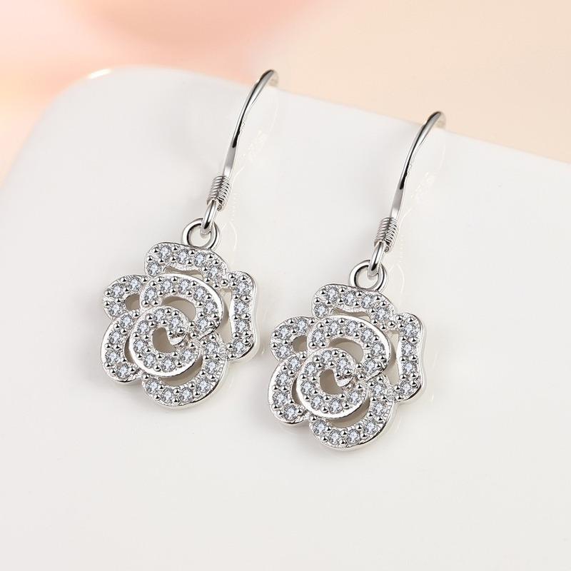 Lindon Copper Alloy Zircon Earrings Drop Earrings For Women Wedding Party Gifts