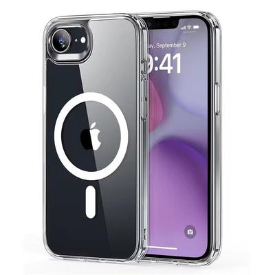 Pro Magsafe Magnetický Bezdrátový Nabíjecí Kryt Pro iPhone 16E iPhone16E SE 2025 SE4 5G Průhledný Nárazuvzdorný Zadní Kryt