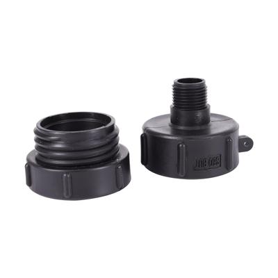Durable Plastic Tank Connector for IBC Tanks - S60 To 3/4\ Male Thread
