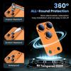 Shockproof Phone Clear Rear Camera Lens Protector Metal Frame Antiscratch Dustproof Water Resistant Coating Impact Absorption