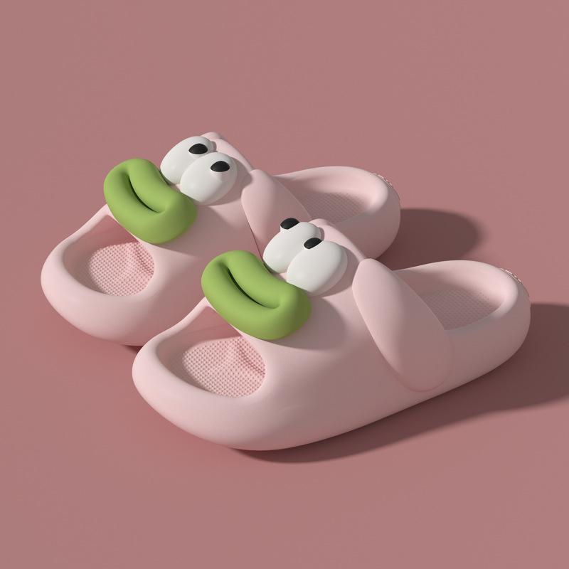 Fashion Unisex Funny Cartoon Platform Slippers Soft Comfortable Non-Slip Height Increasing Outdoor Indoor Wearable Summer 2025 New