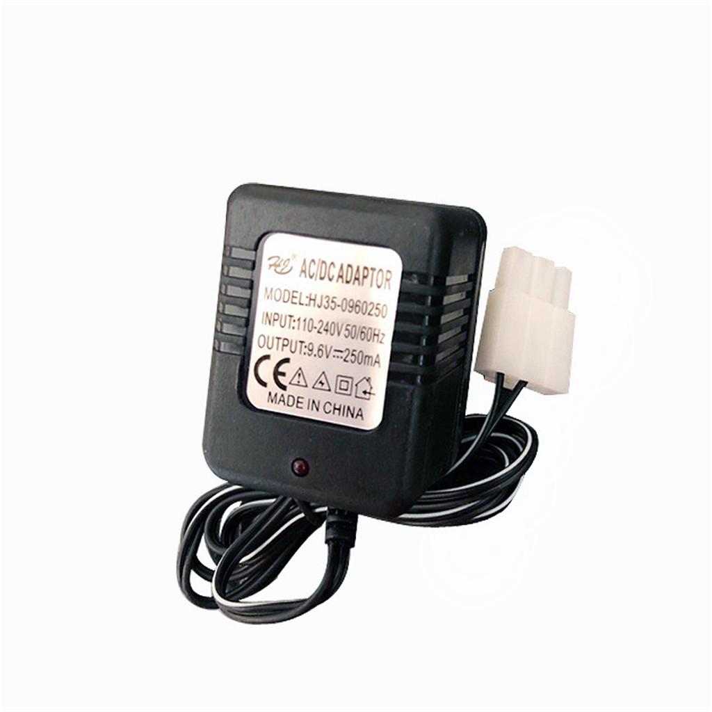 Rechargeable Battery Charger Ni-Cd Ni-MH Batteries Pack KET-3P Plug Adapter 9.6V 250mA Output RC Toy Accessories